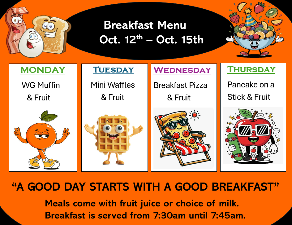 Breakfast Menu