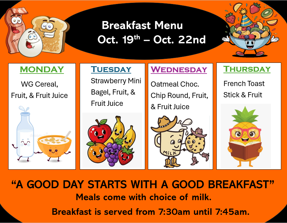 Breakfast Menu