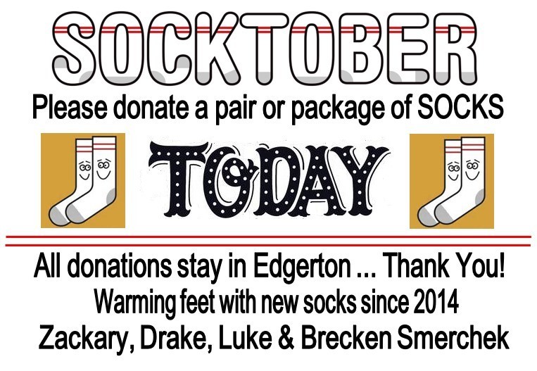 socktober - donate socks