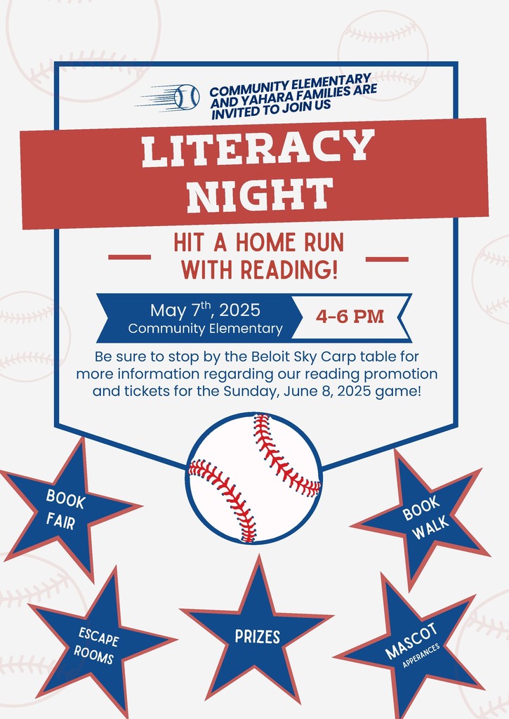 Literacy Night Poster.