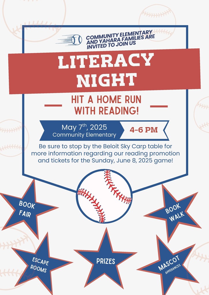 Literacy Night Poster