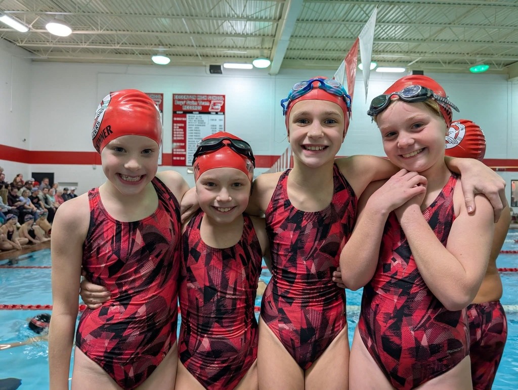Group of swimmers in gear