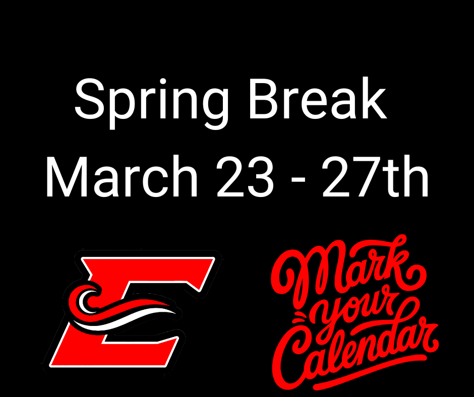 Spring Break  March 23 - 27th