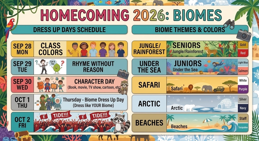 Homecoming details.