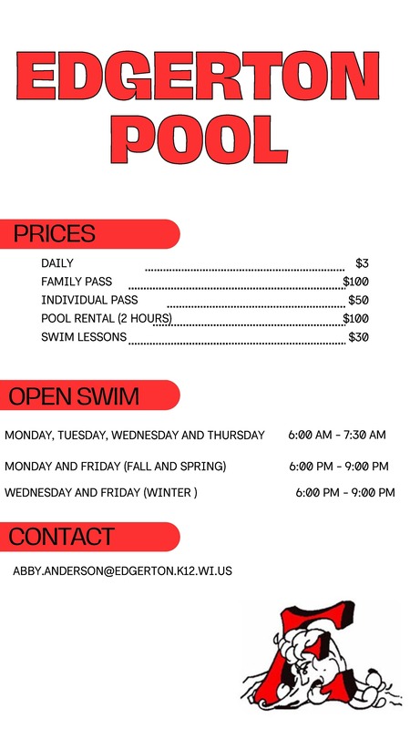 Hours and costs for the pool