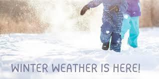 Winter Weather is Here