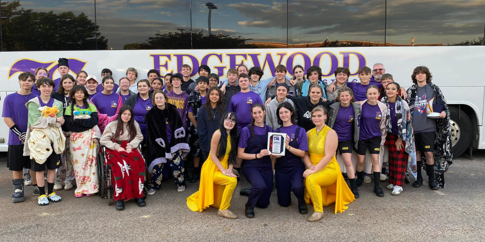 Your 2025 Area Qualifying Sound of Pride… The band performed today in the Area competition for the first time in 14 years. The band will not be advancing on to the finals tonight, but they truly had an amazing show today! We are #EdgewoodProud of their hard work this season. Looking forward to see where this growth takes them!!! Congratulations, again, on an amazing season!!!