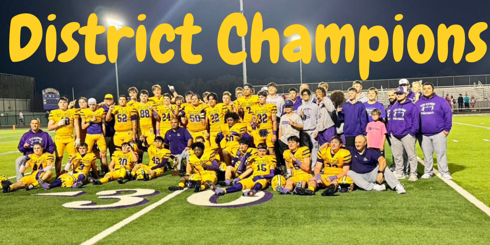 For the first time since 1946, Edgewood Football has won the District Championship undisputed! #HistoryMade #Crowned #Golden