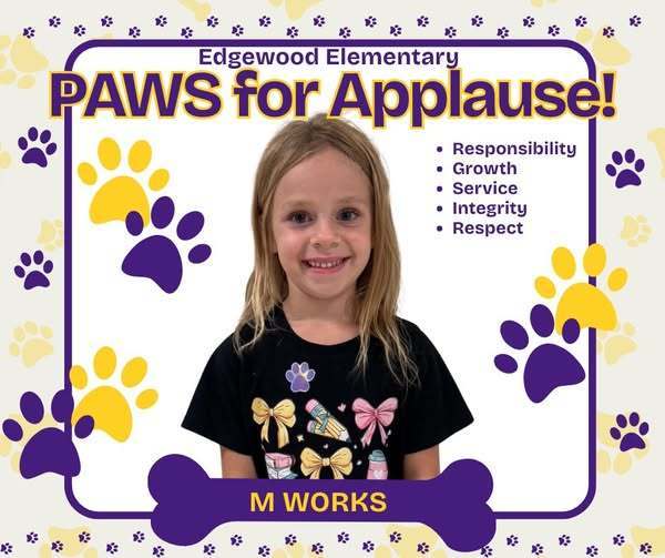 Edgewood Elementary PAWS for Applause
