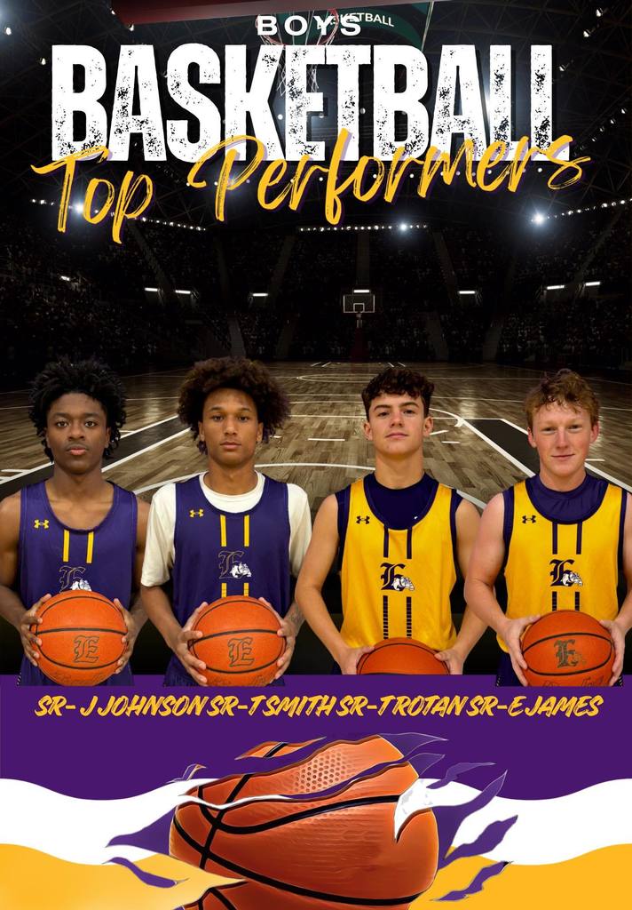 Dec 27 Boys Basketball Top Performers J Johnson, T Smith, T Rotan, and E James