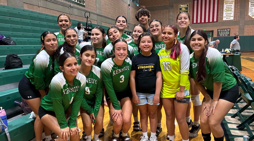 JFK Volleyball with Cancer Survivor Annie Cordero