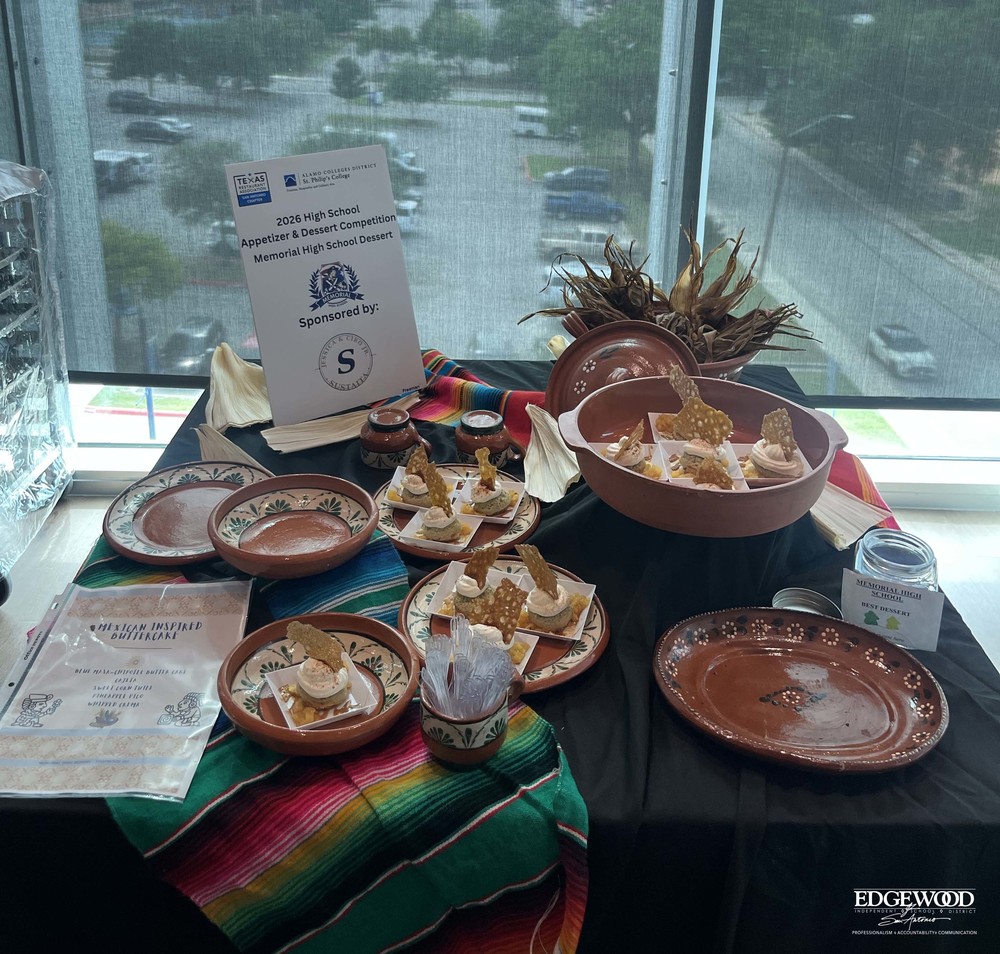 MHS Culinary student prepares dessert for competition