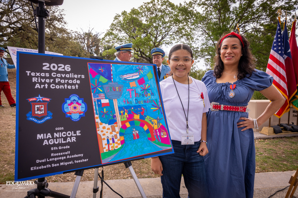 Mia and RDLA Art Teacher Elizabeth San Miguel