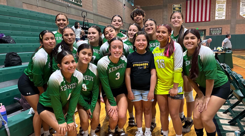 JFK Volleyball with Cancer Survivor Annie Cordero