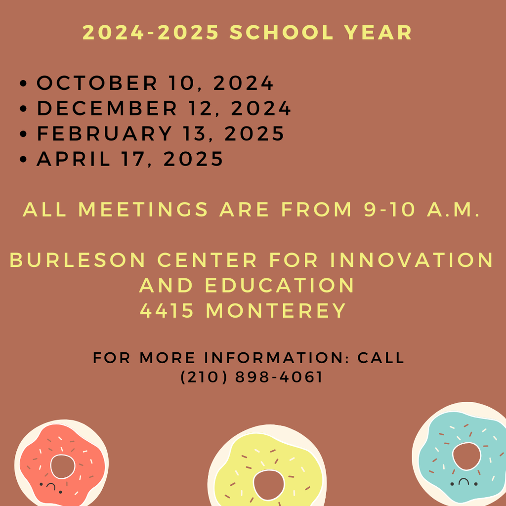Donuts with the Director October 10 9 a.m. at Burleson Center for Innovation