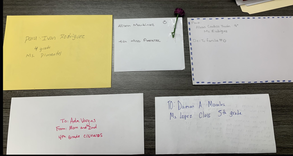 Letters from parents to HBG students to encourage them as they take the STAAR