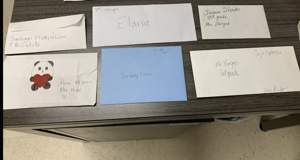 Letters from parents to HBG students to encourage them as they take the STAAR
