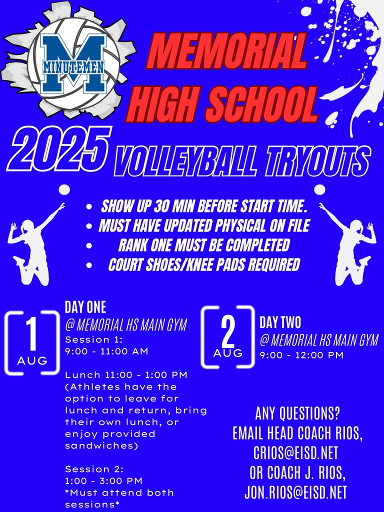MHS Volleyball 2025 Tryouts