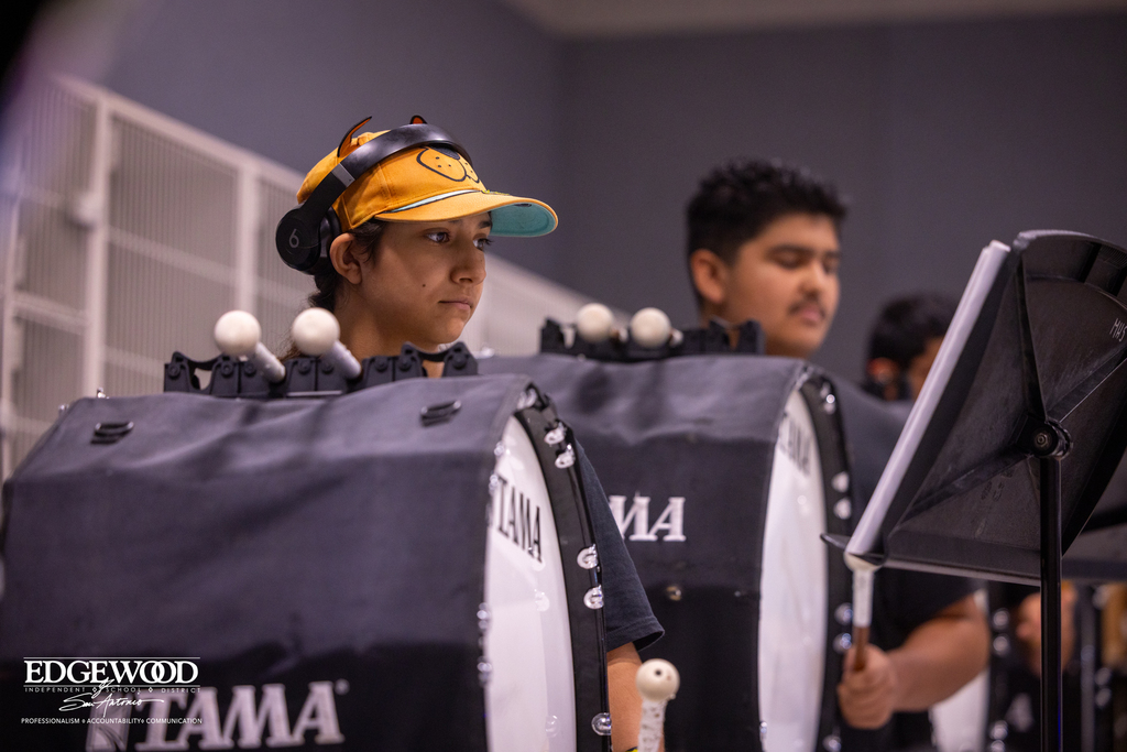 MHS Band practicing for the 2025 Marching Season