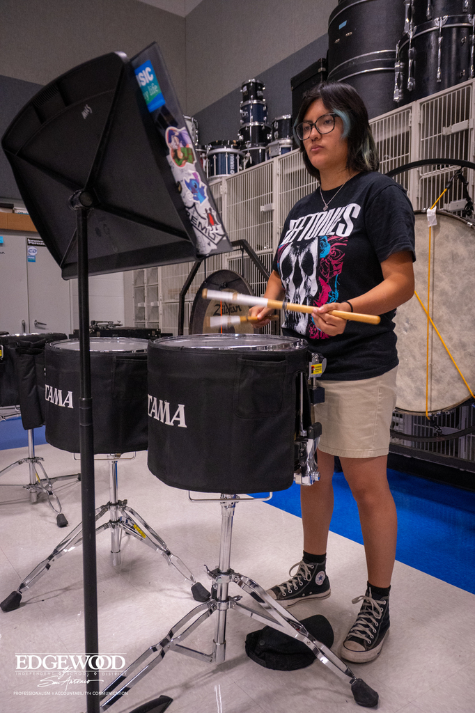MHS Band practicing for the 2025 Marching Season