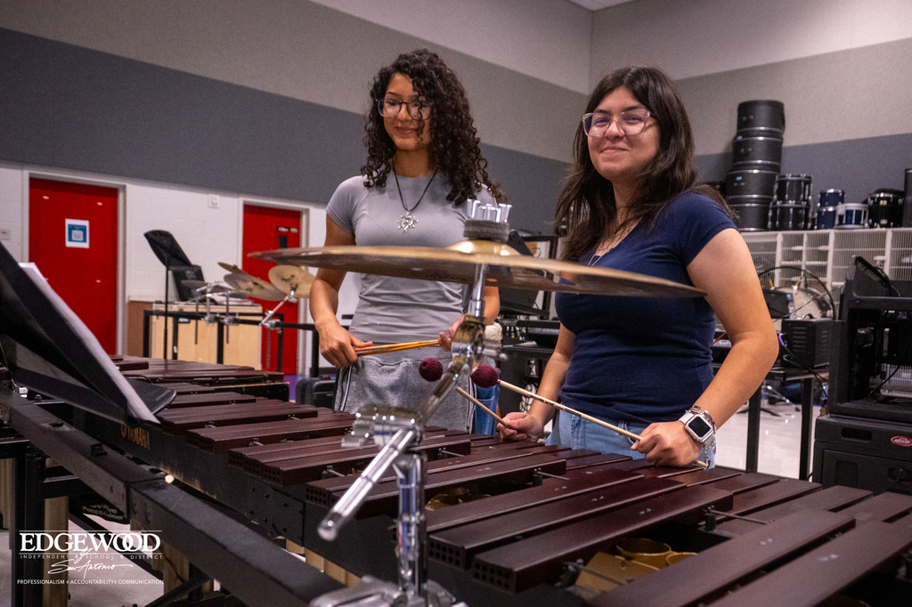 MHS Band practicing for the 2025 Marching Season