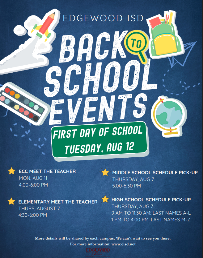 Back to School Dates