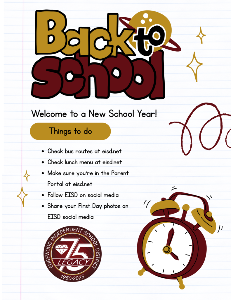 EISD back to school flyer