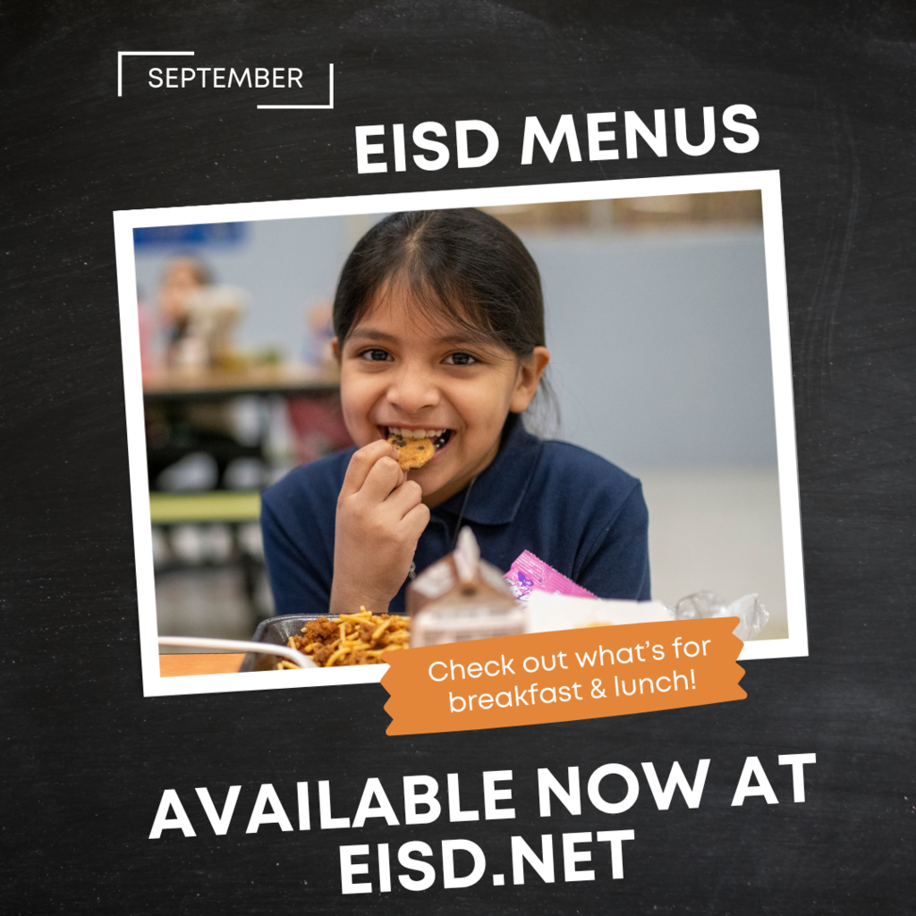 lunch menus available now