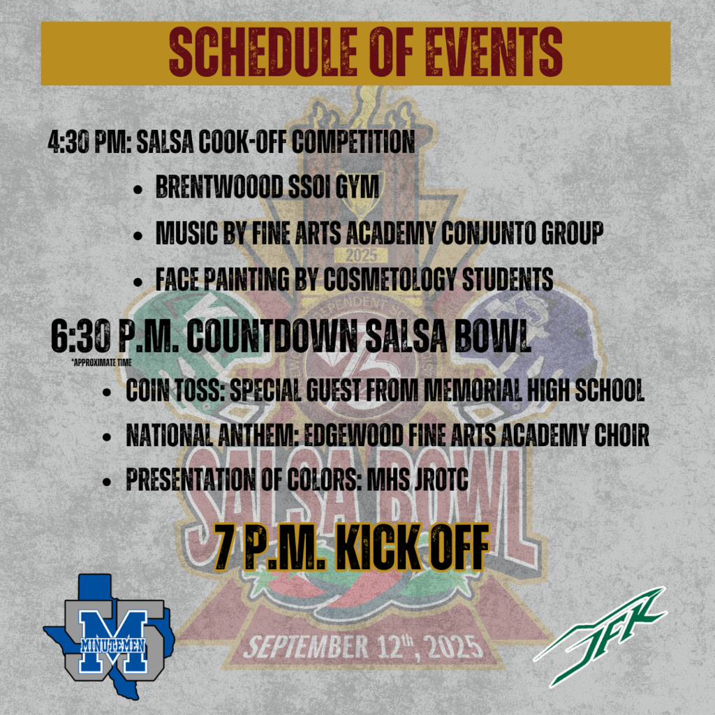 salsa bowl schedule of events