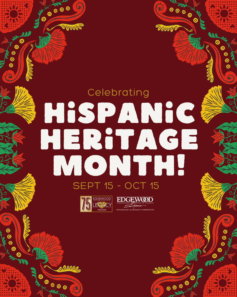 Hispanic Heritage Month Instagram Post in Yellow Red Organic Illustrative Style