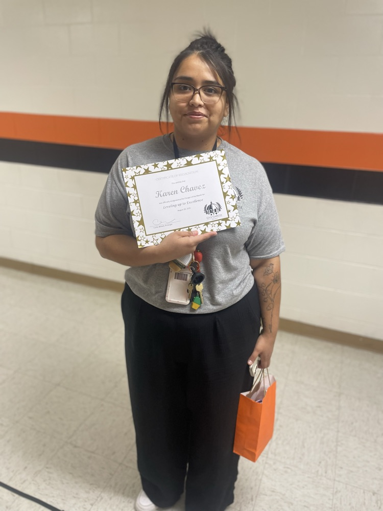 Teacher of the Month- Ms. Chavez