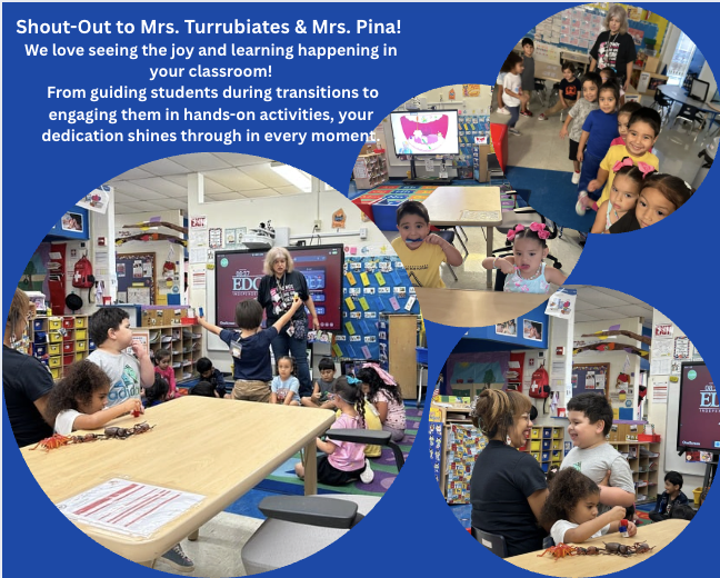 Mrs. Turrubiates and Mrs. Ipina PK classroom