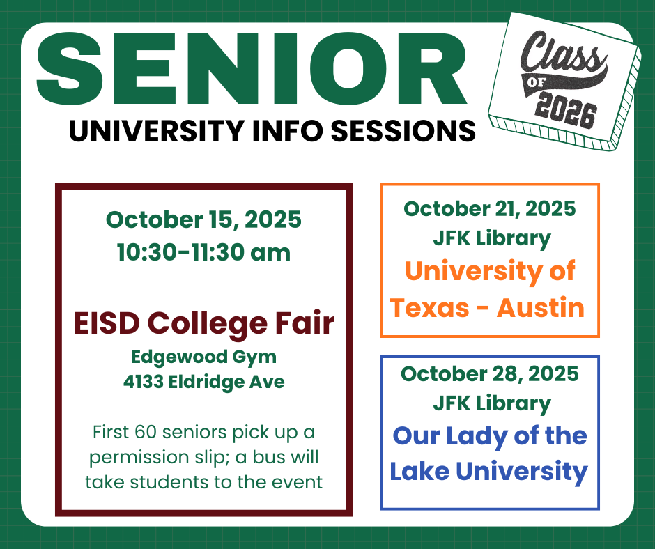information sessions for class of 2026