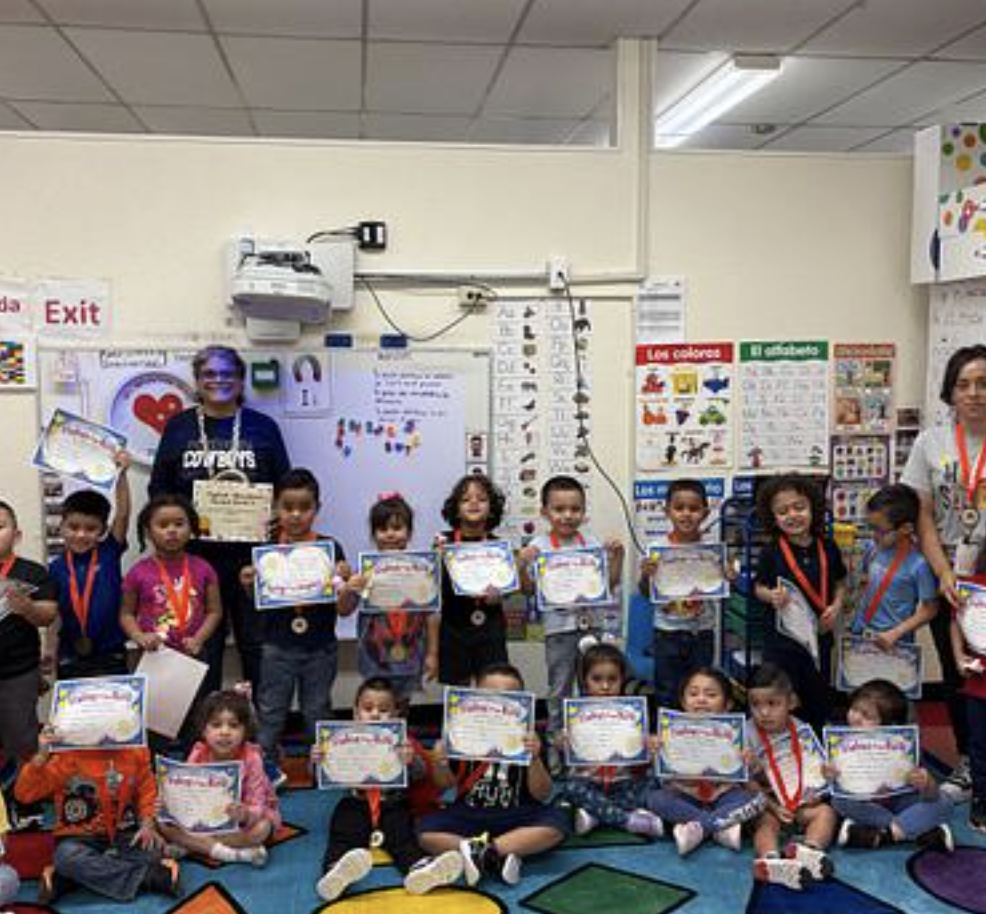 Mrs. Gonzales and Mrs. Sanchez 100% attendance all week!