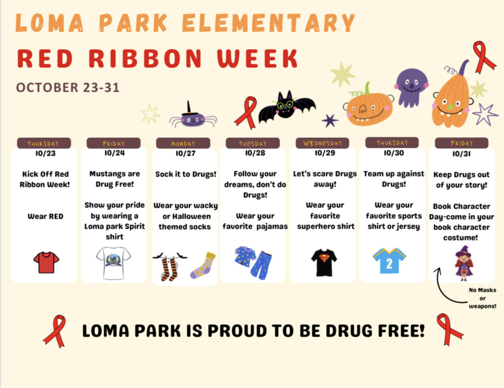 Red Ribbon Week at Loma Park ES