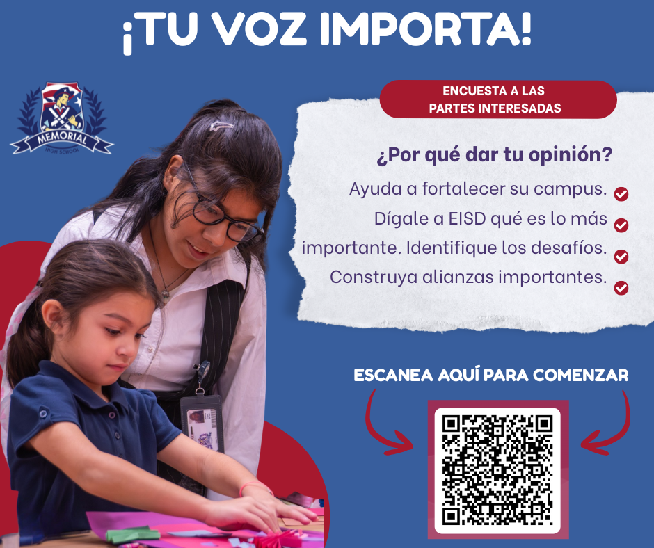 MHS Survey with QR code to scan