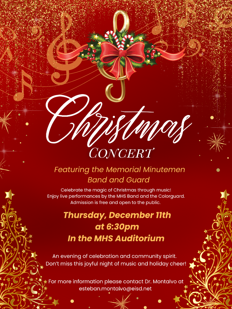 MHS Minutemen Band Christmas Concert