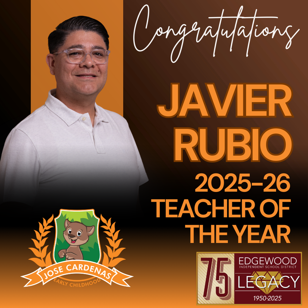 Javier Rubio Cardenas Teacher of the Year