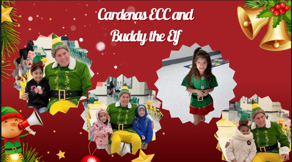 Buddy the Elf visit Cardenas ECC