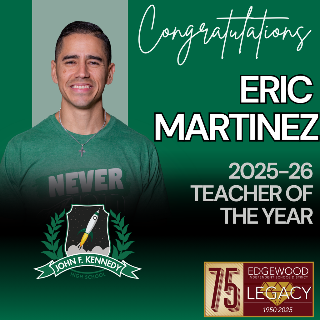 Eric Martinez JFK Teacher of the Year 2025-26