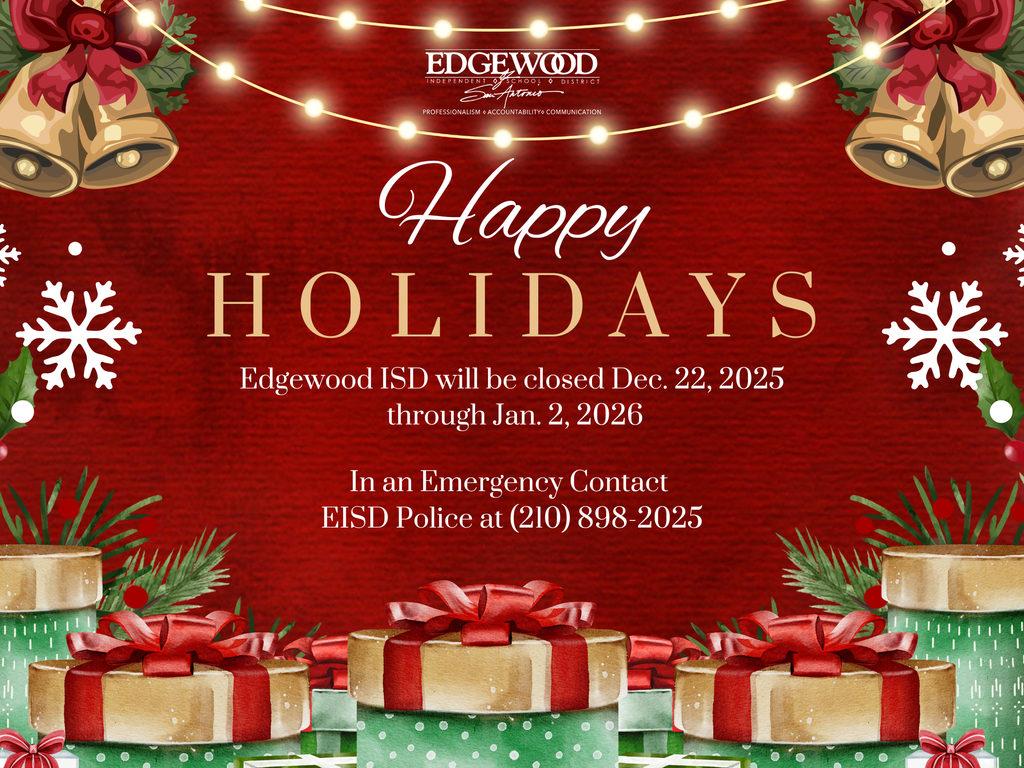 closed for the holidays Dec. 22-Jan. 2 