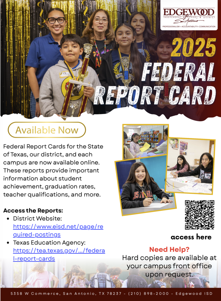 Federal Report Cards