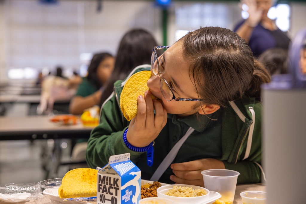 menu option taste testing at Las Palmas Leadership School