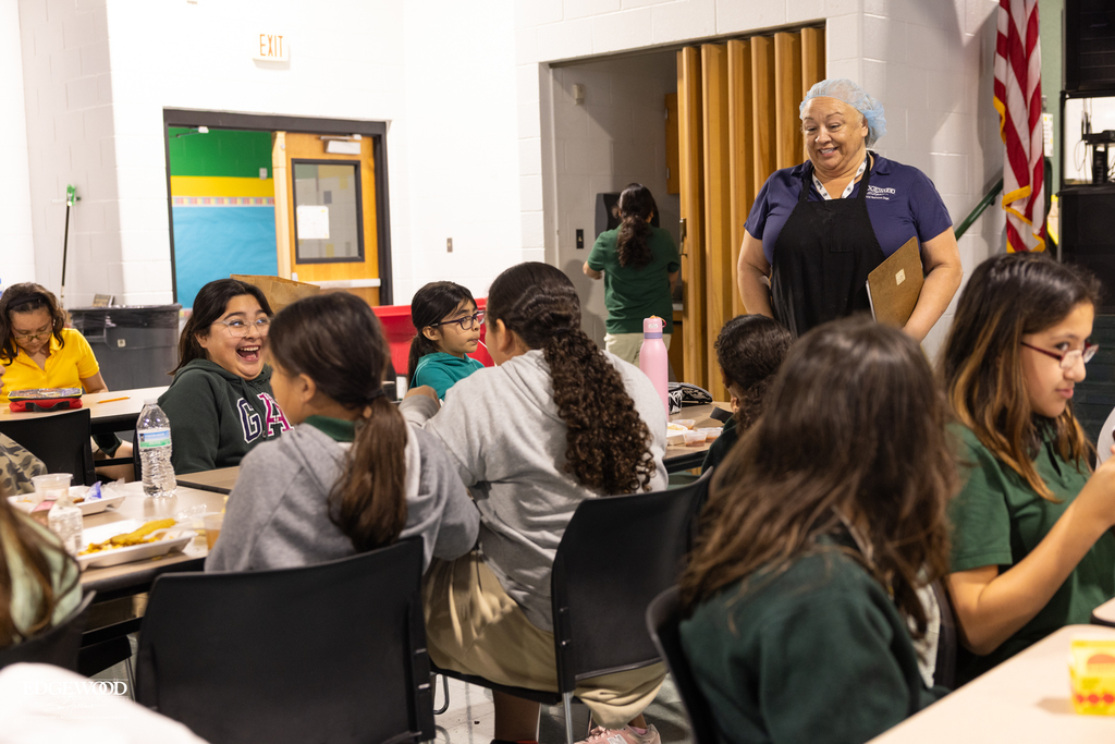 menu option taste testing at Las Palmas Leadership School