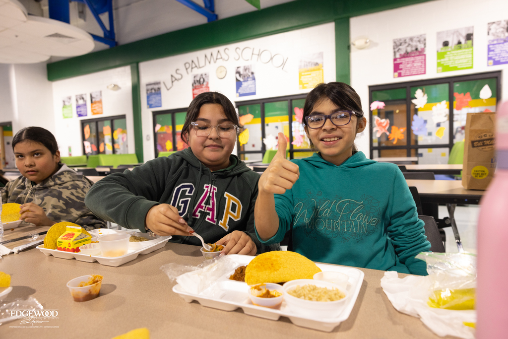 menu option taste testing at Las Palmas Leadership School