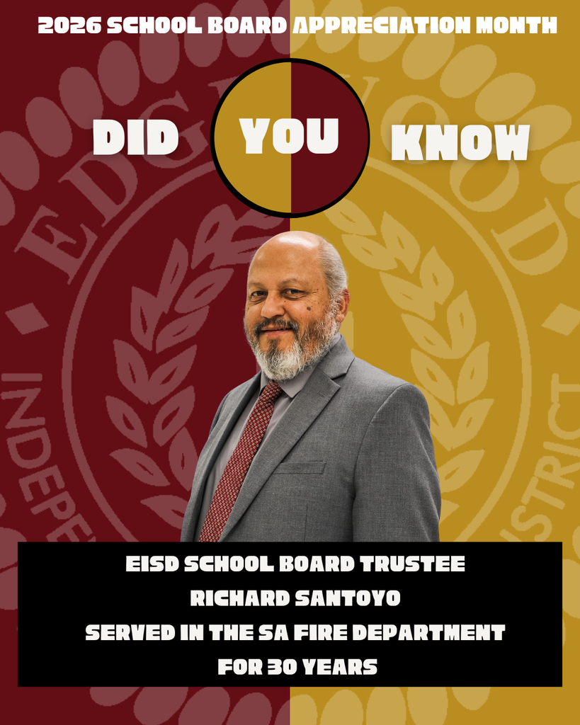 Richard Santoyo EISD Trustee served in the SAFD for 30 years
