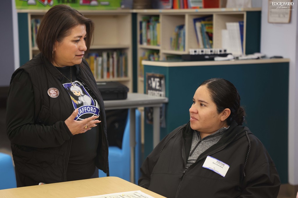 Parent meeting at Stafford ECC with Dr. Hernandez