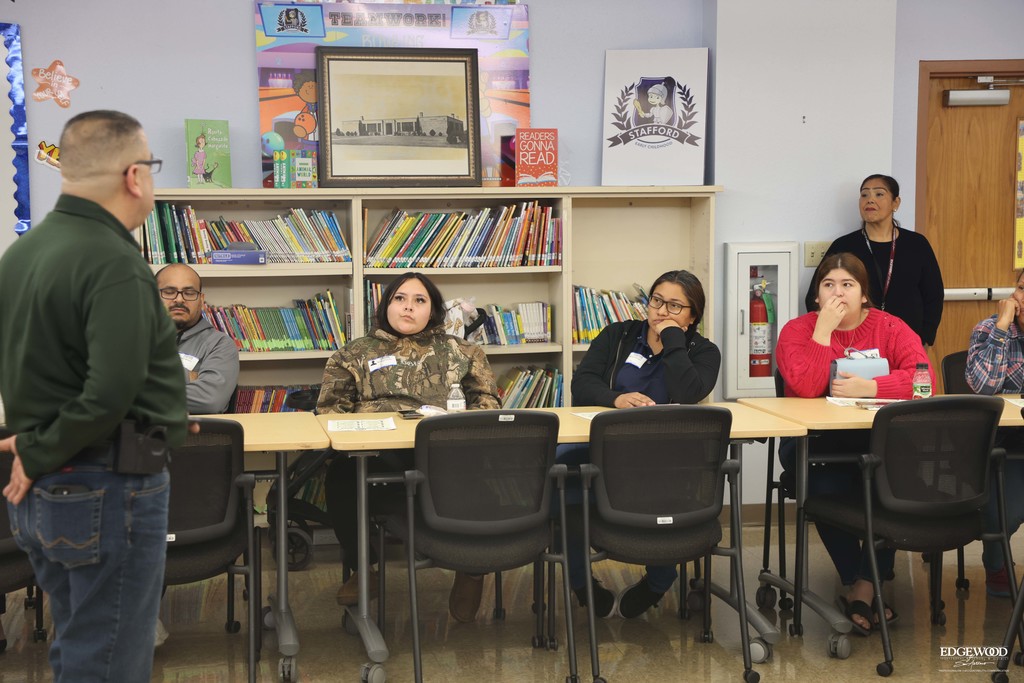 Parent meeting at Stafford ECC with Dr. Hernandez