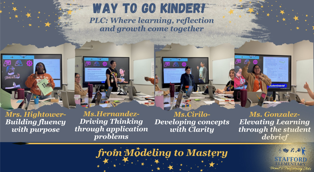 graphic celebrating Kindergarten teachers for growing in their skills which will better serve students