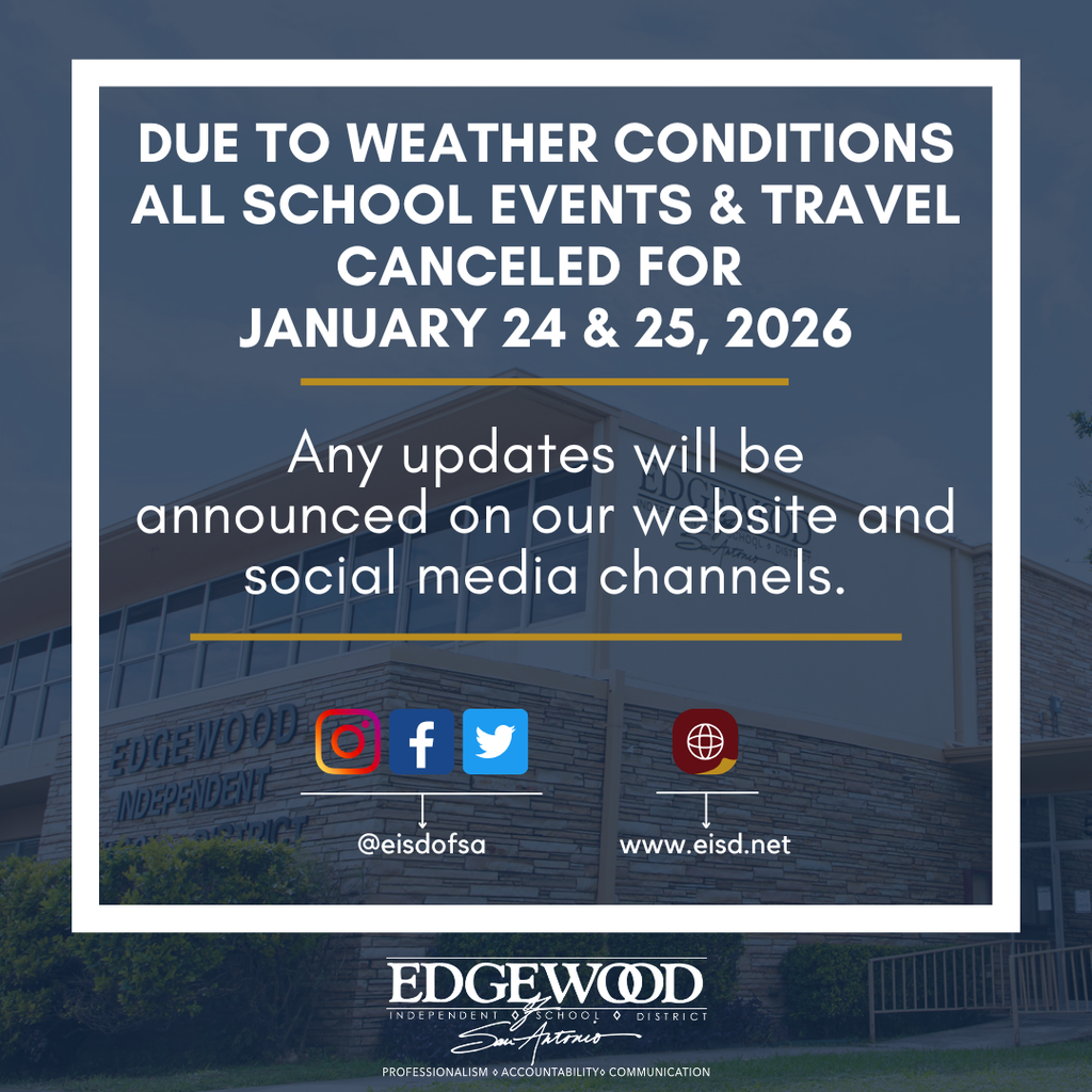 Activities and travel canceled for Jan. 24 & 25